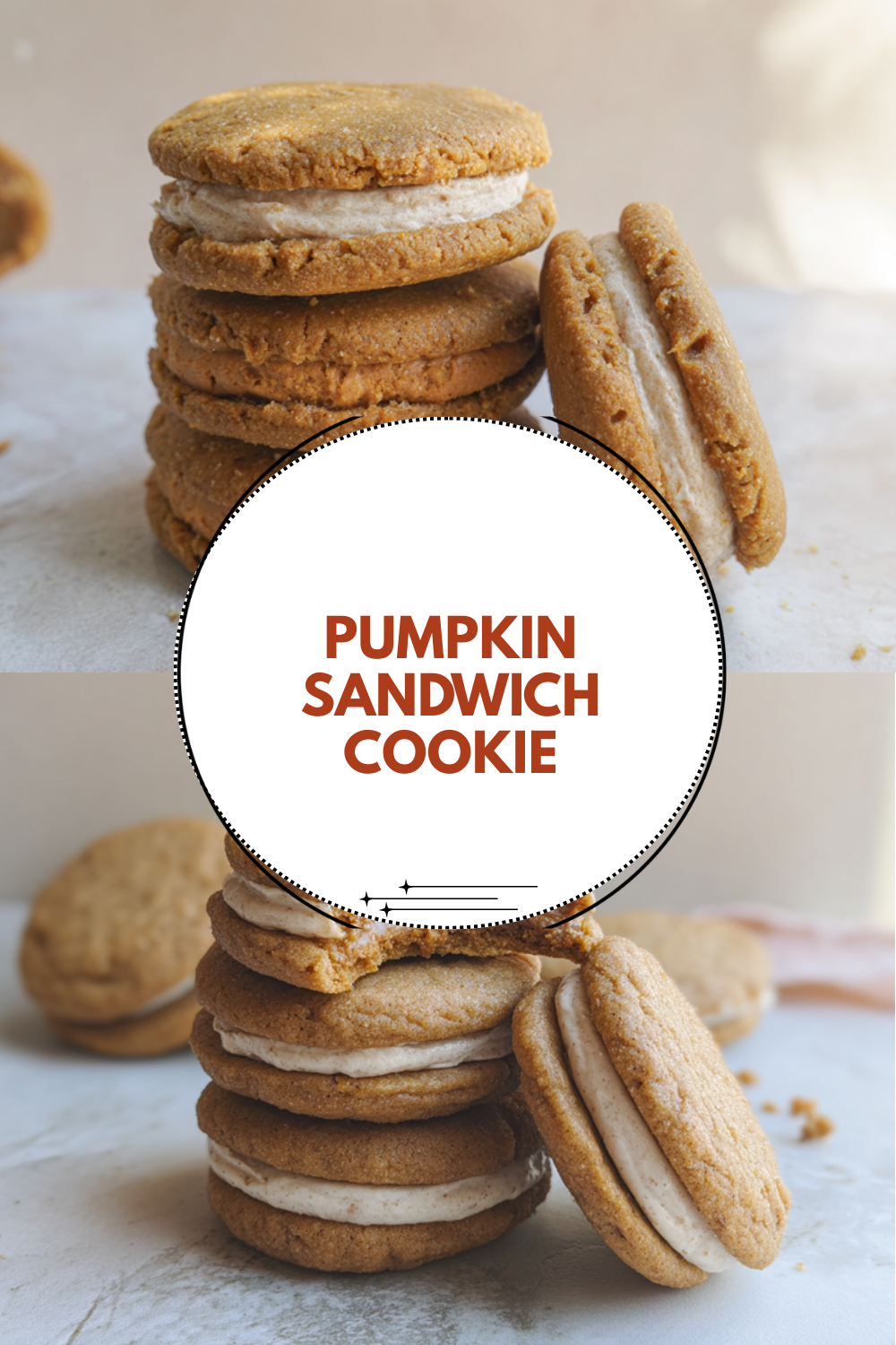 Pumpkin Sandwich Cookie