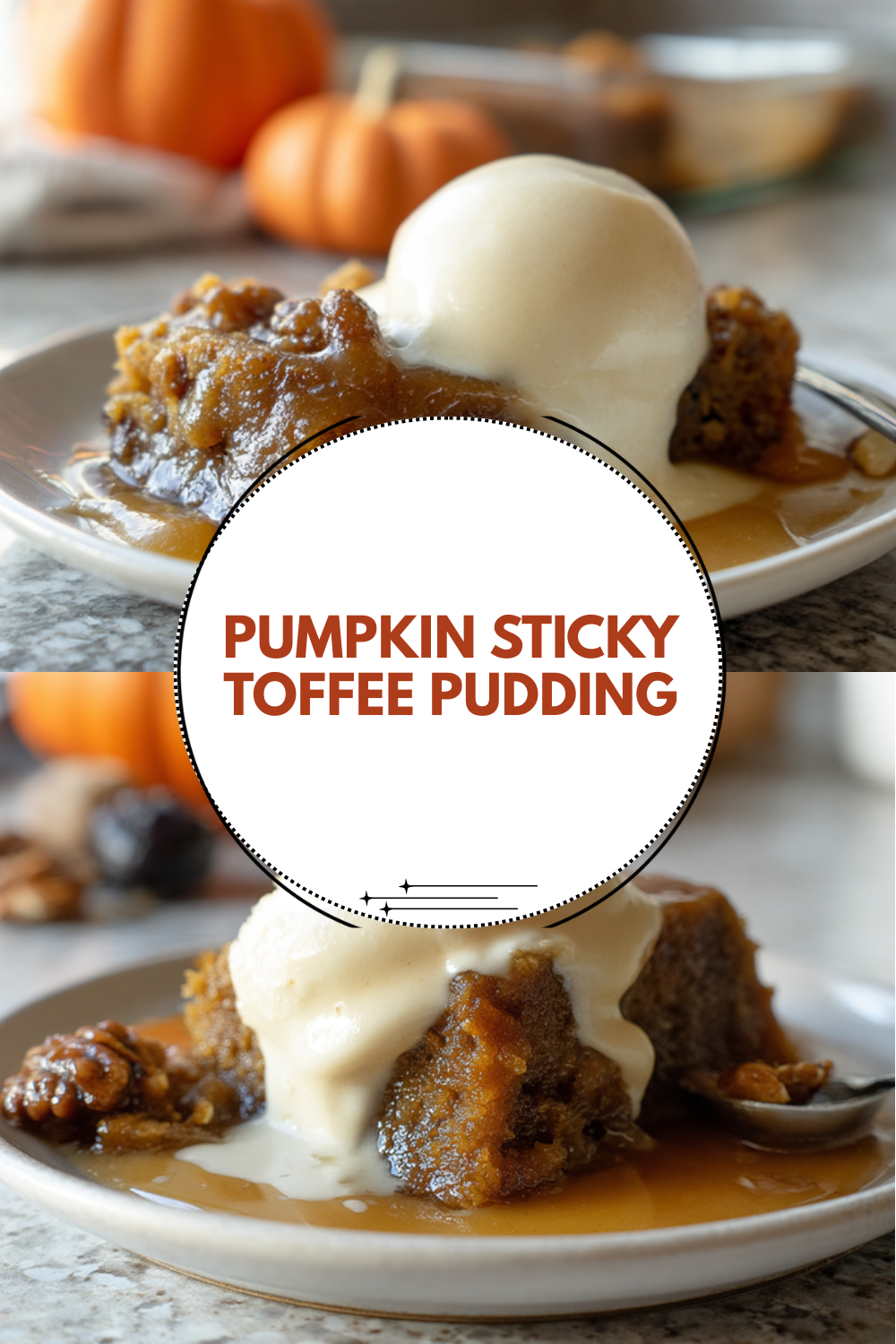 Pumpkin Sticky Toffee Pudding