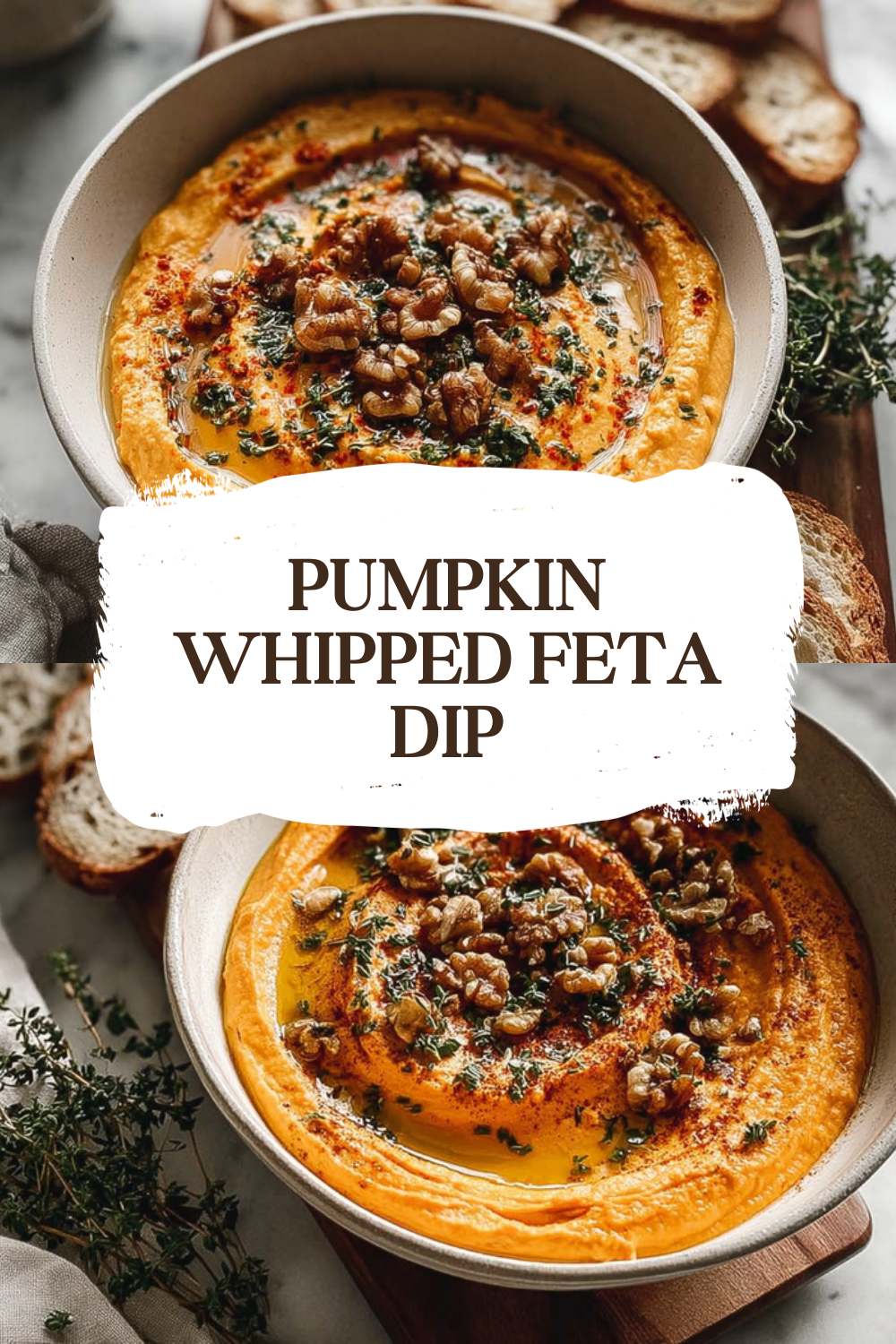 Pumpkin Whipped Feta Dip