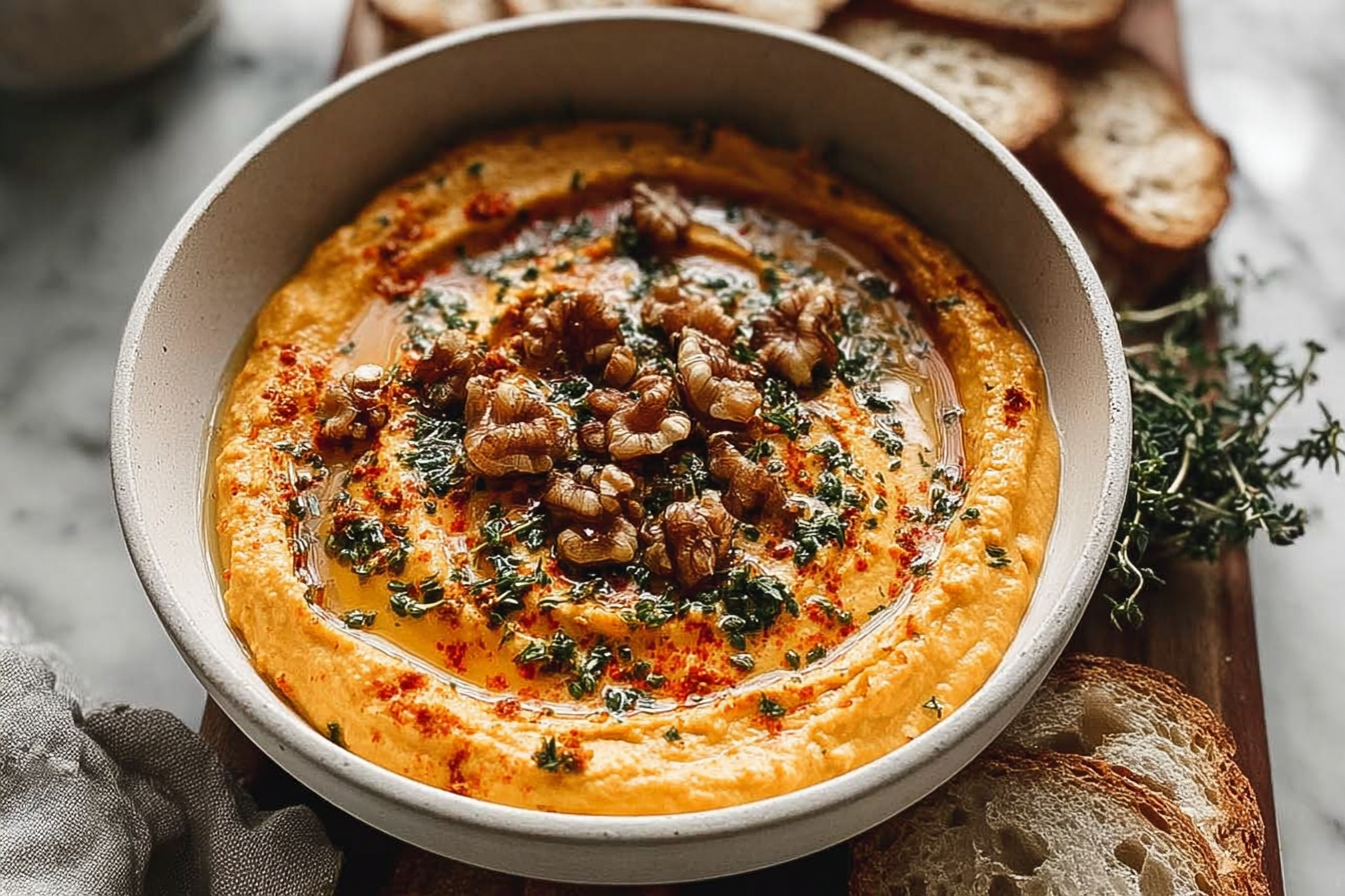 Pumpkin Whipped Feta Dip