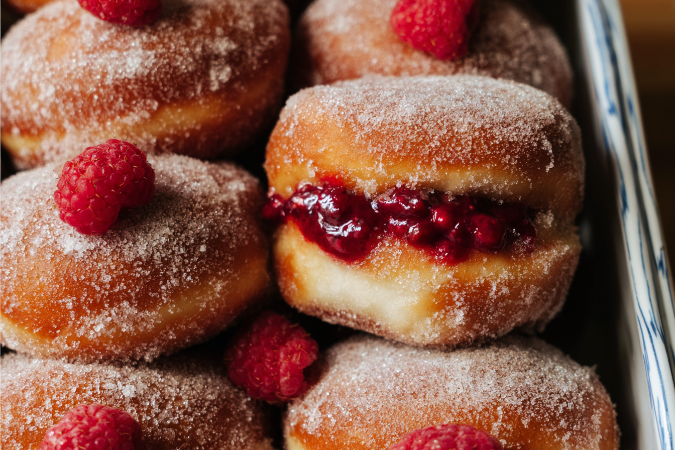 Raspberry Filled Donut Recipe