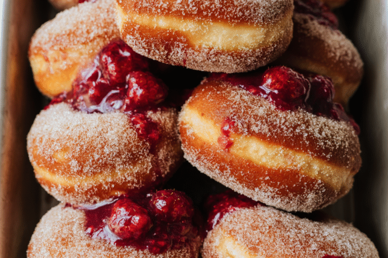 Raspberry Filled Donut Recipe 80.Png