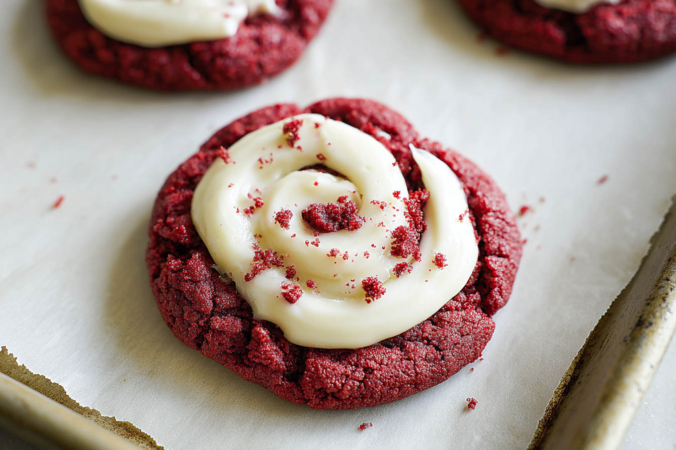 Red Velvet Crumbl Cookie Recipe