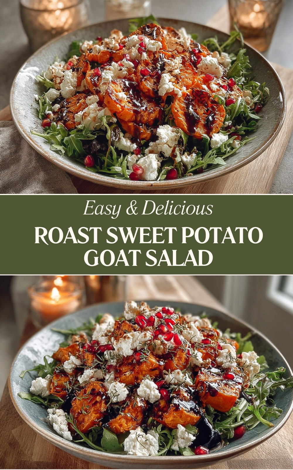 Roast Sweet Potato Goat Salad