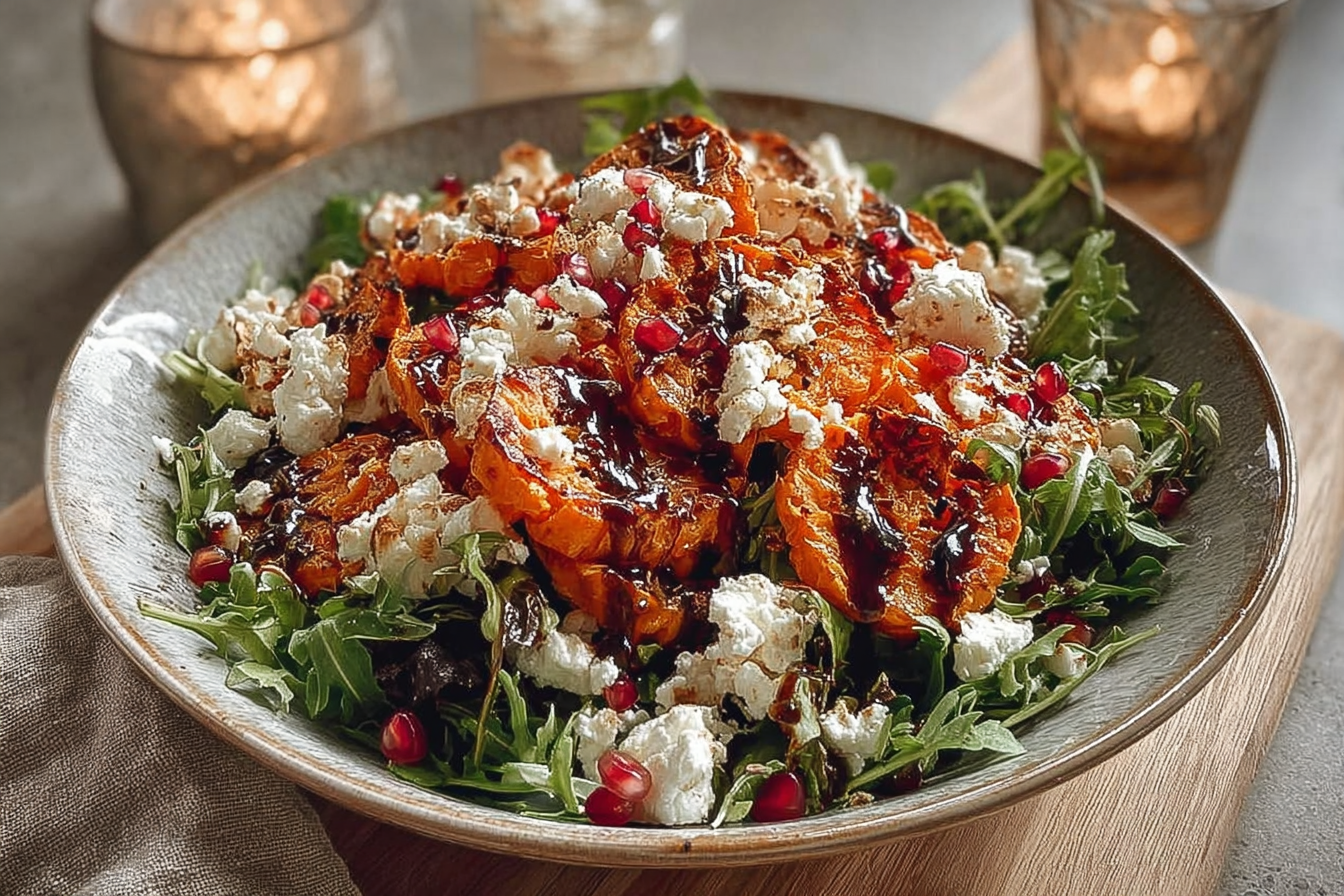 Roast Sweet Potato Goat Salad