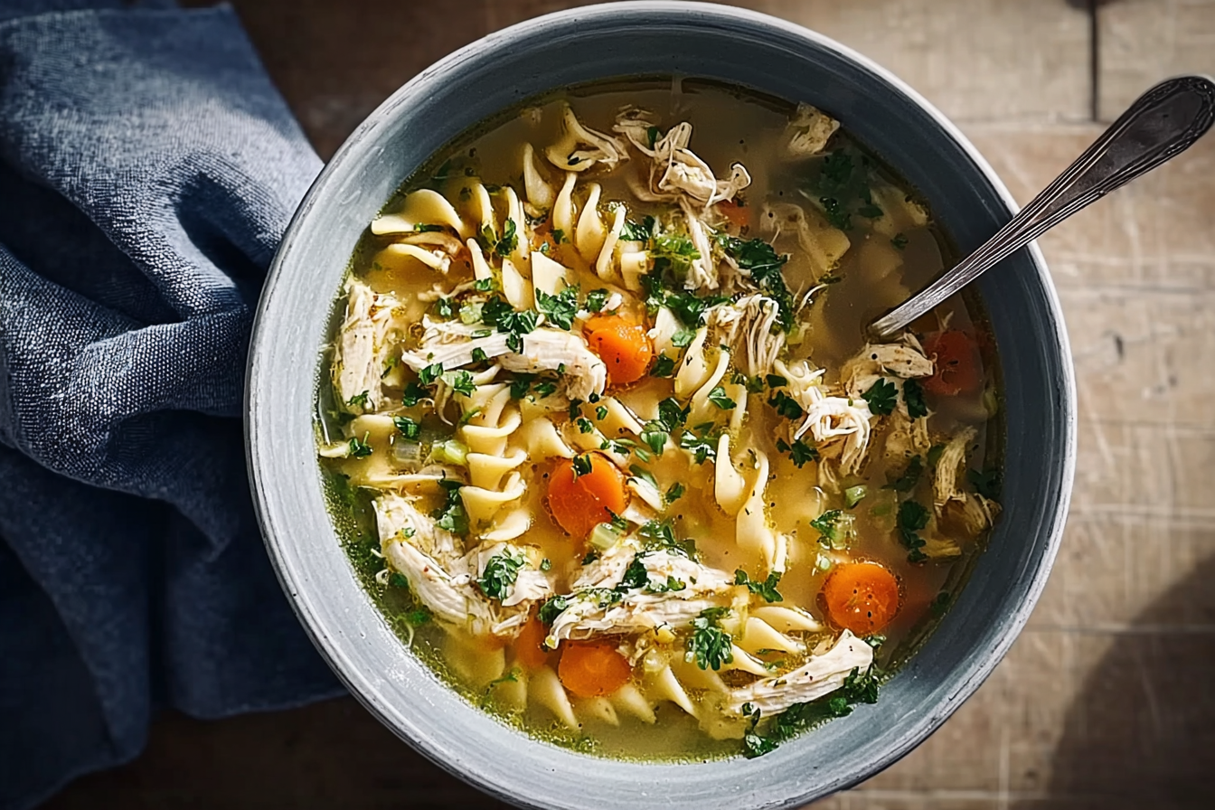 Rotisserie Chicken Noodle Soup