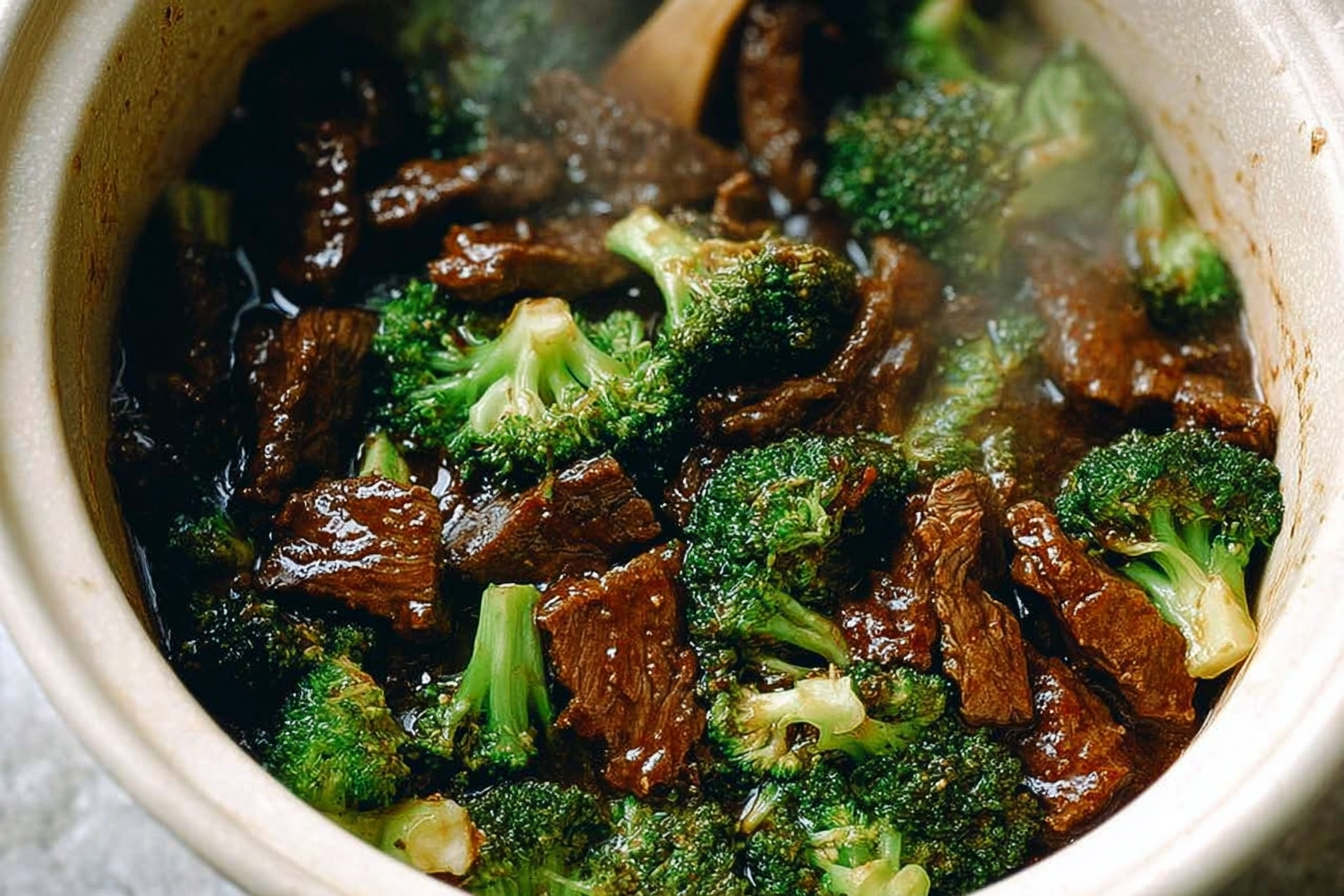 Slow Cooker Beef Broccoli