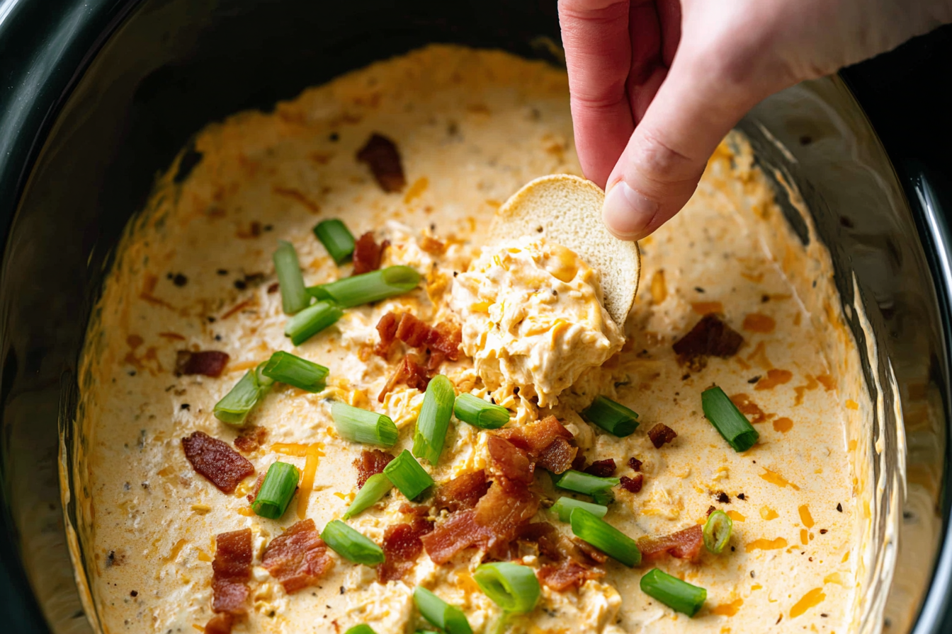 Slow Cooker Crack Chicken Dip