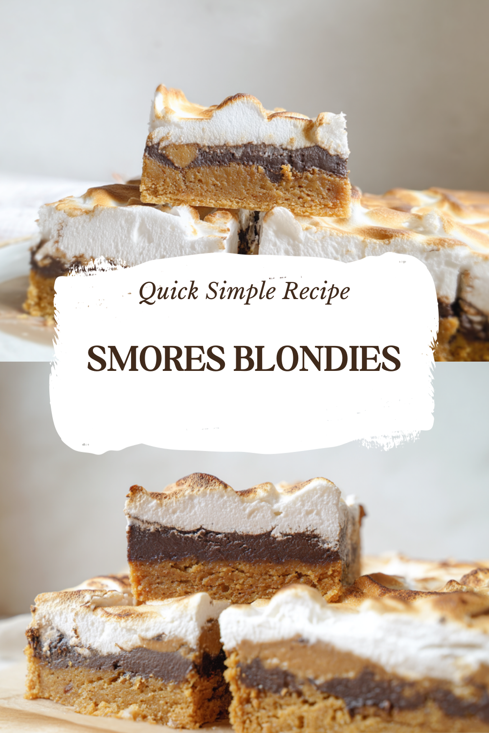 Smores Blondies