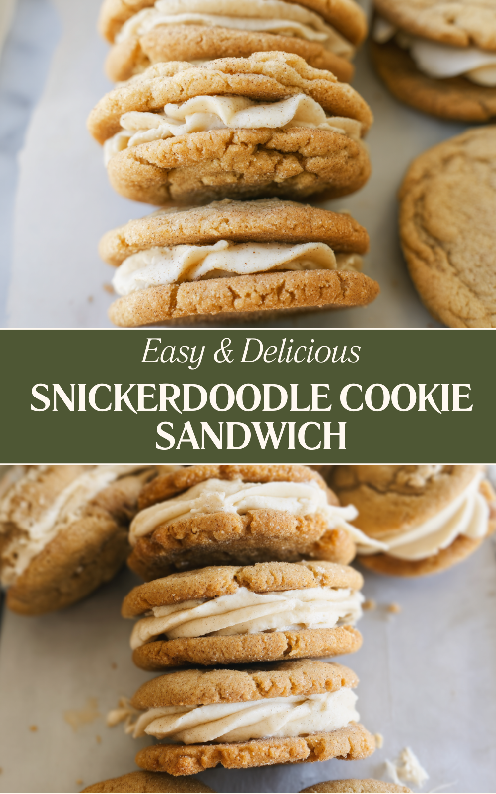 Snickerdoodle Cookie Sandwich