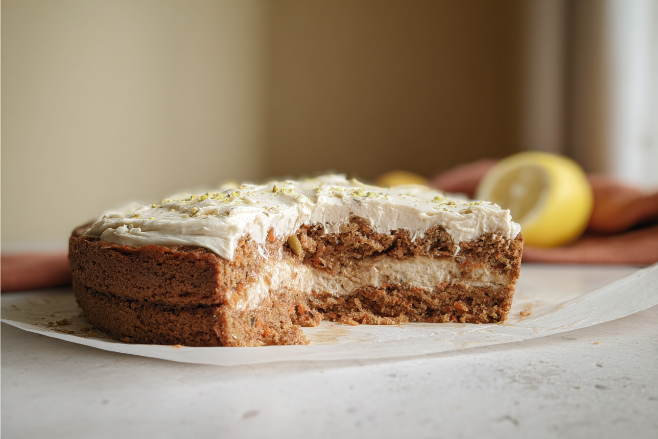 Spiced Carrot Cardamom Cake