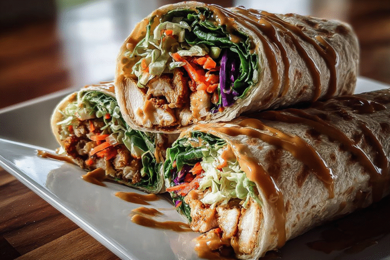 Thai Peanut Chicken Wraps 60.Png
