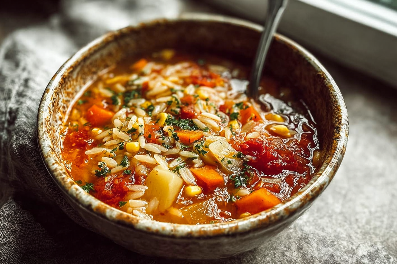 Vegetable Orzo Soup