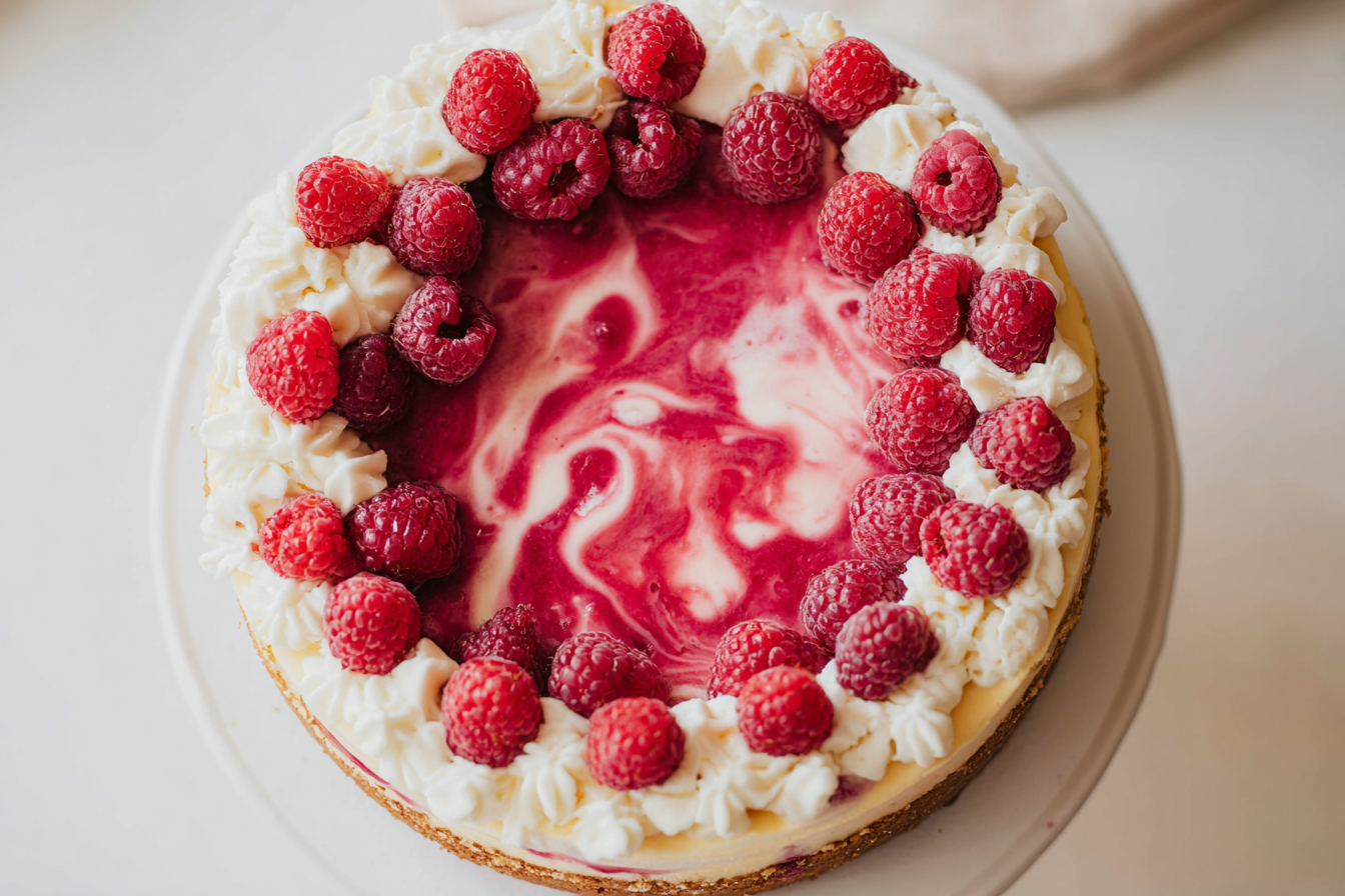 White Chocolate Raspberry Cheesecake Recipe