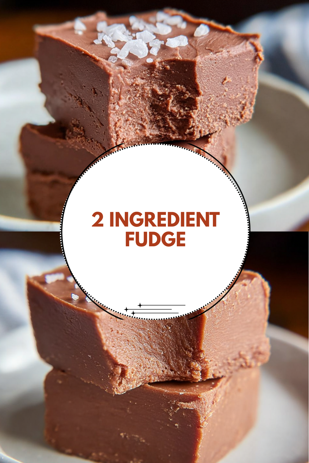 2 Ingredient Fudge