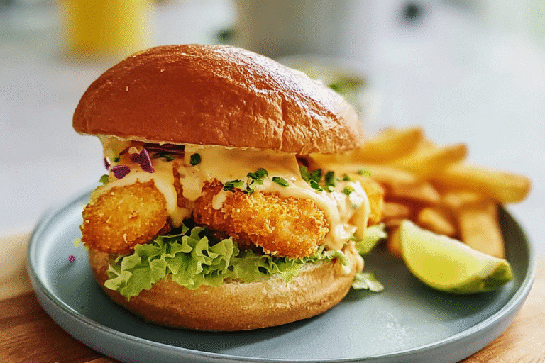 Air Fryer Kids Fish Finger Burger 17.Png