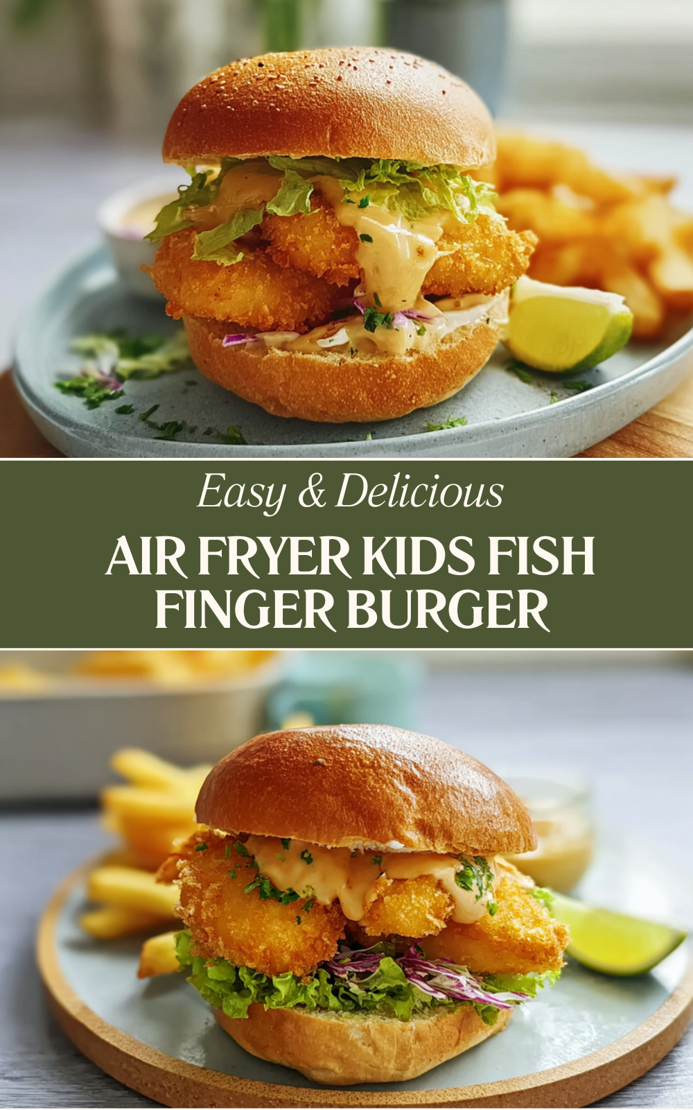 Air Fryer Kids Fish Finger Burger Recipe For Quick Family Meals 7 Air Fryer Kids Fish Finger Burger