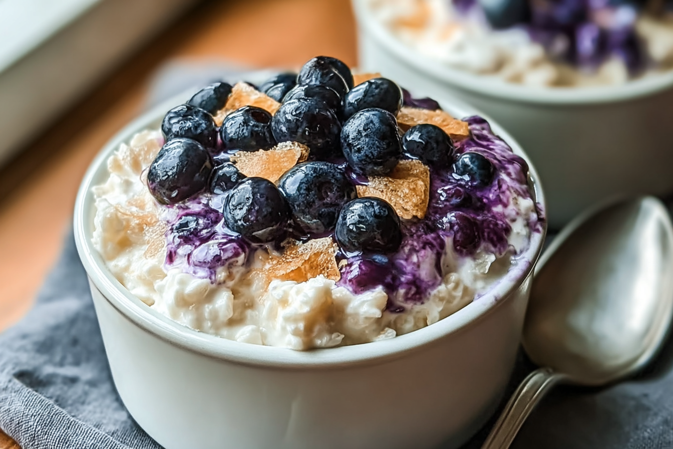 Baked Blueberry Cottage Cheese Breakfast Bowls