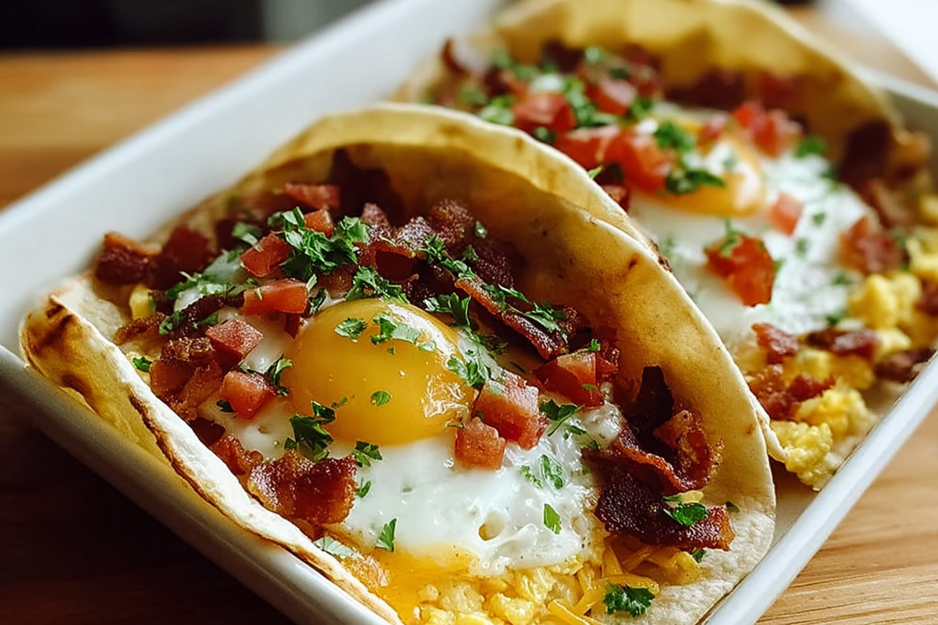 Baked Breakfast Tacos