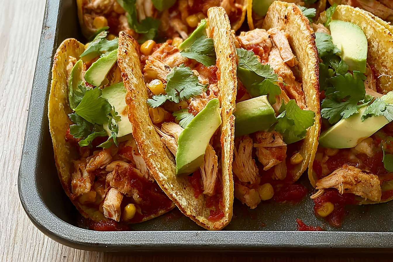 Baked Chicken Tacos