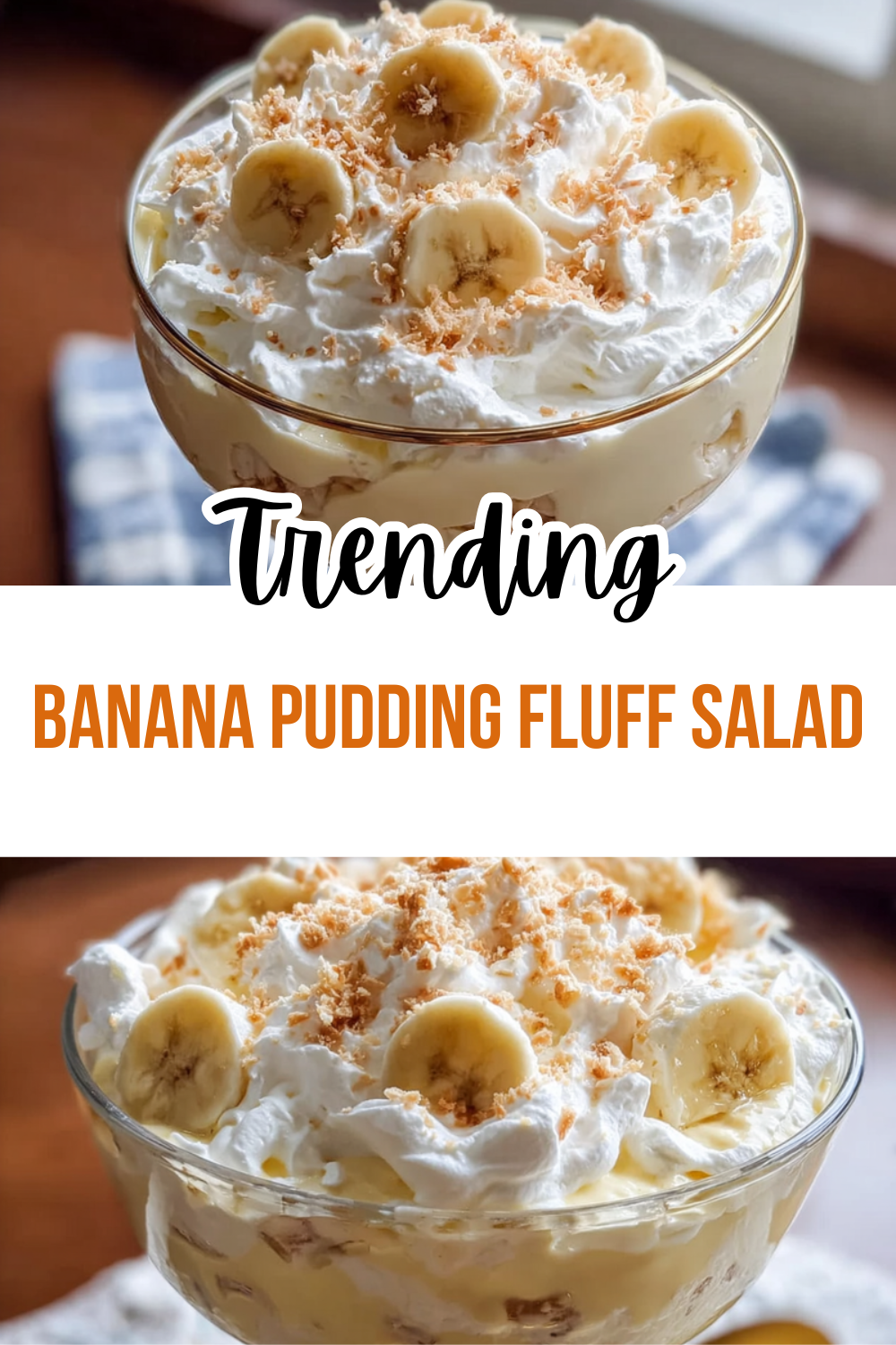 Banana Pudding Fluff Salad