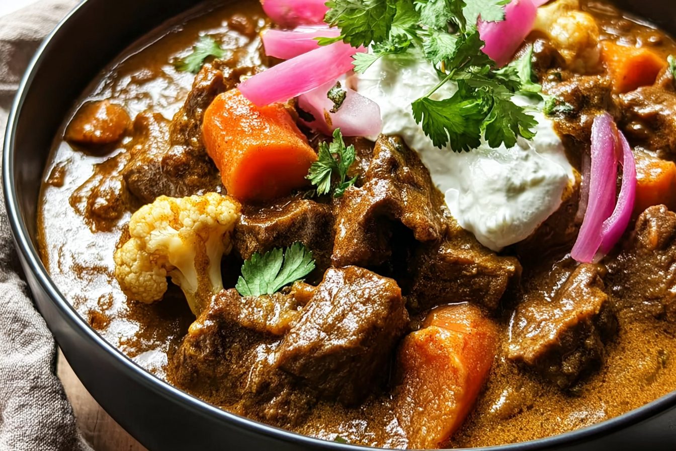 Beef And Vegetable Korma