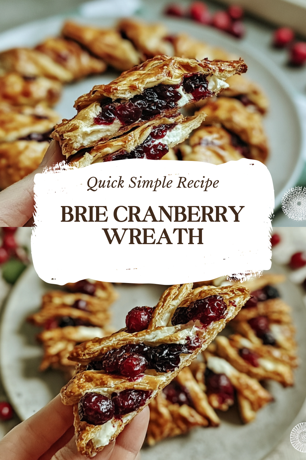 Brie Cranberry Wreath
