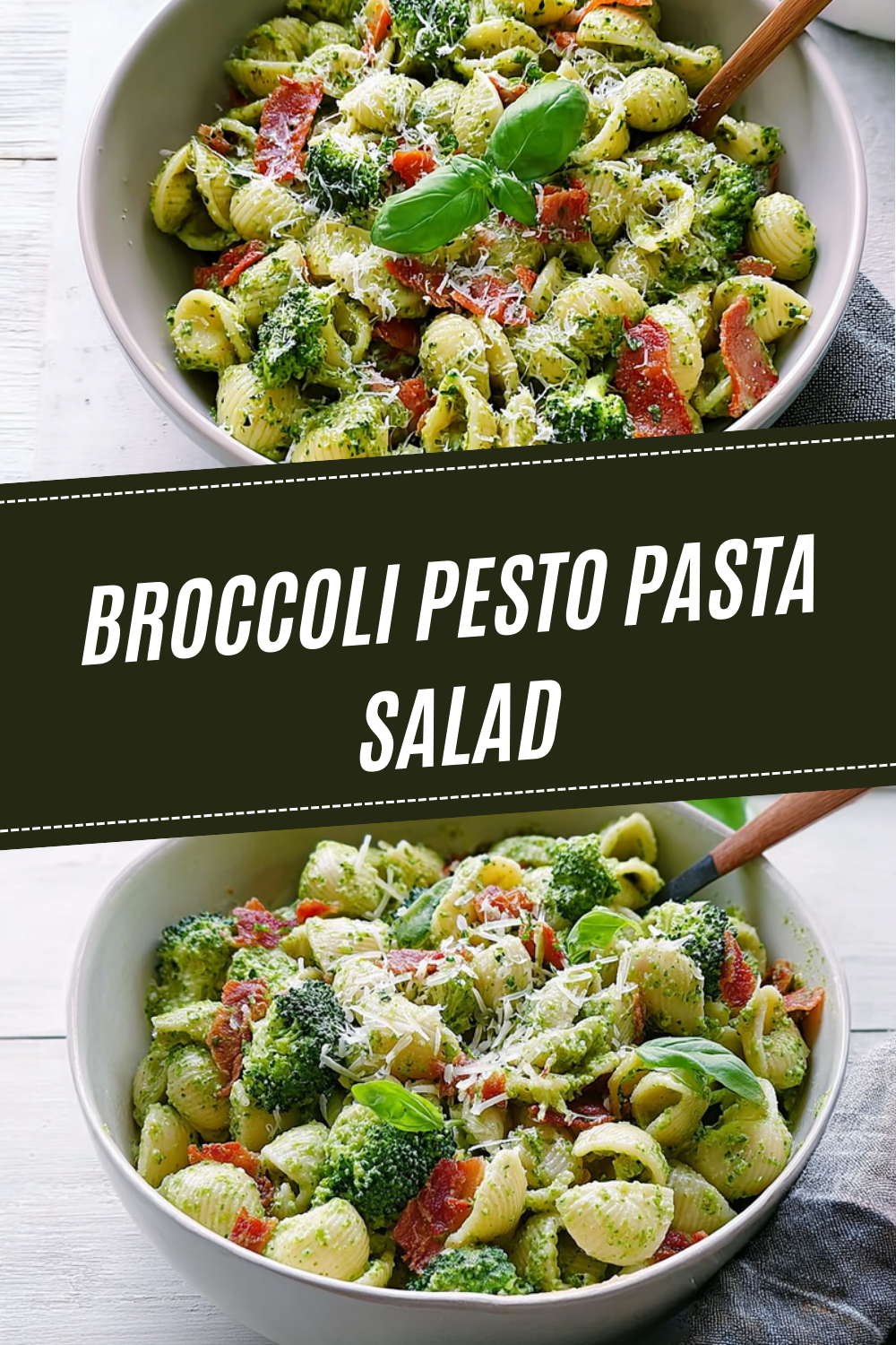 Broccoli Pesto Pasta Salad