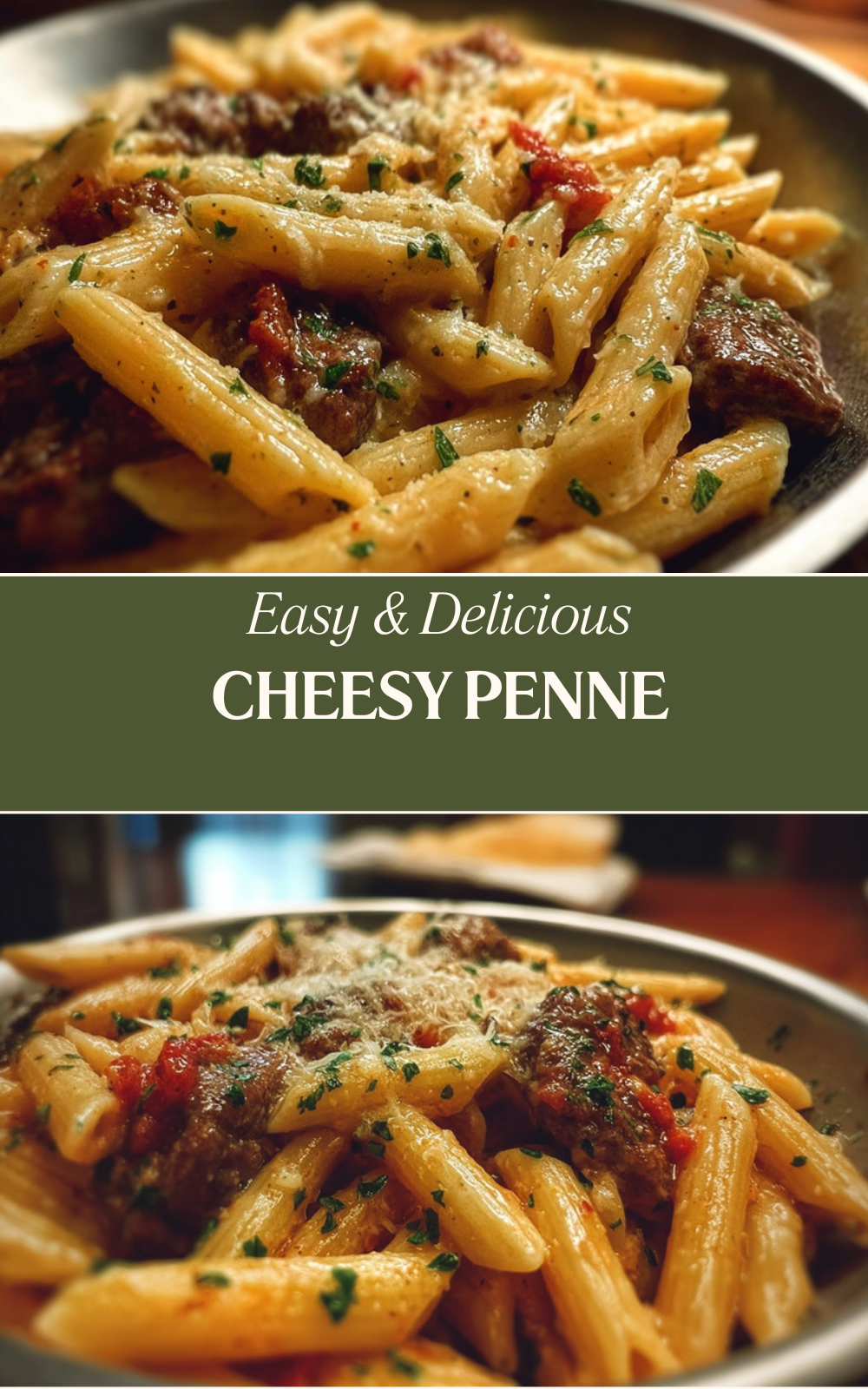 Cheesy Penne