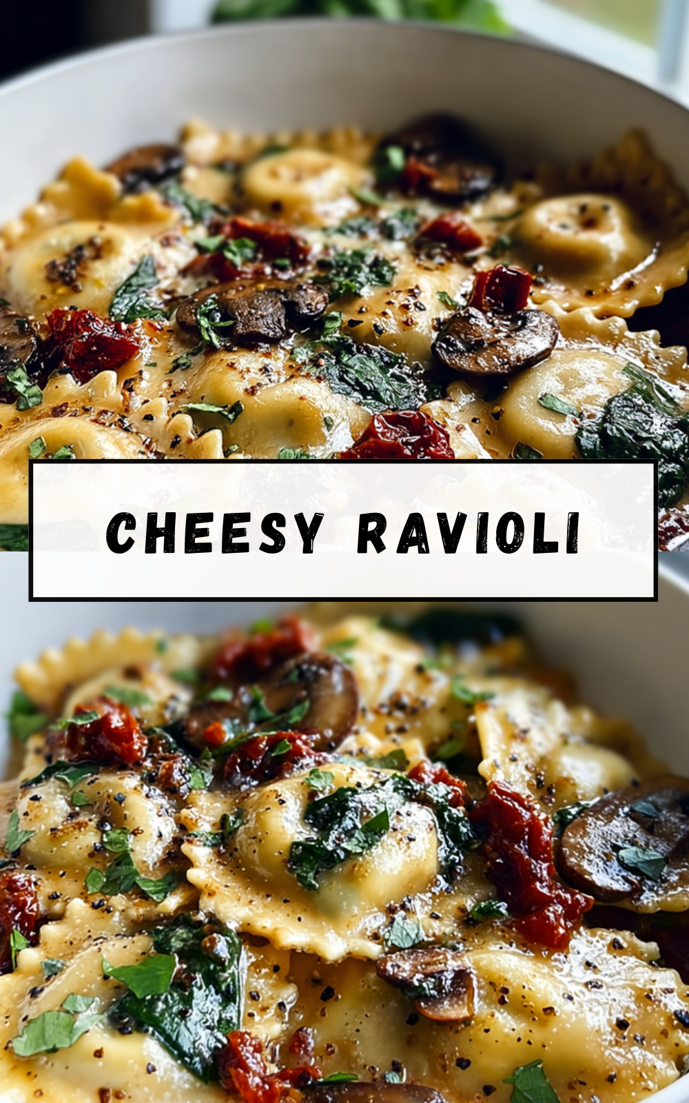 Cheesy Ravioli