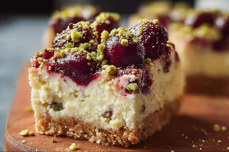 Cherry Pistachio Cheesecake Bars 32.Png