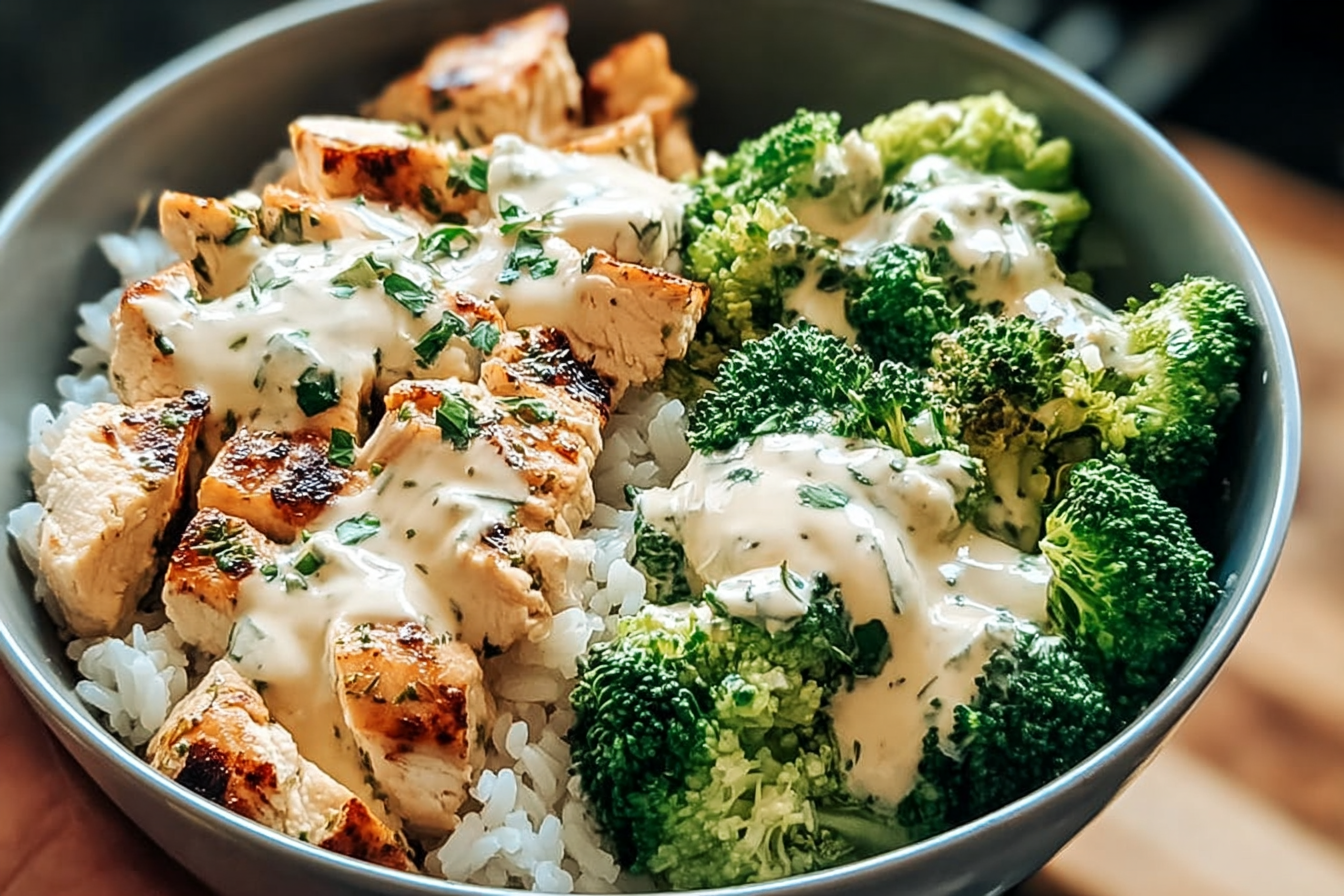 Chicken Broccoli Bowls