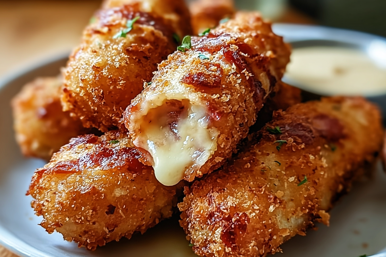 Chicken Cheese Stick Bombs