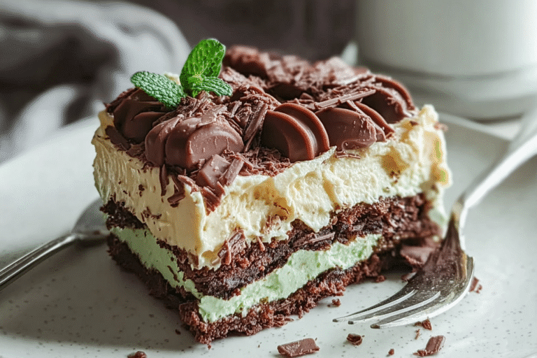 Choc Mint Crackle Cheesecake Lasagne 53.Png