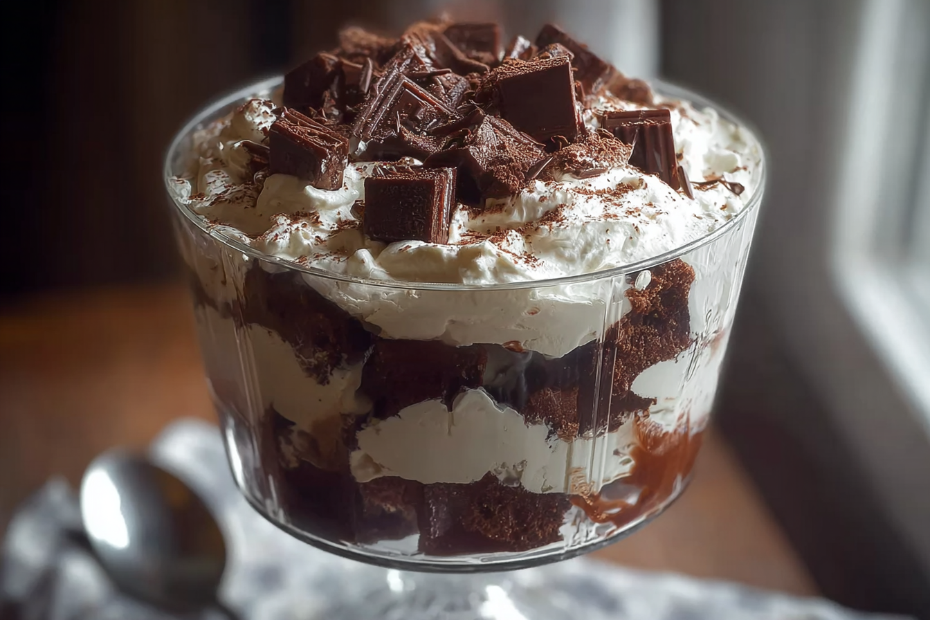 Chocolate Brownie Trifle