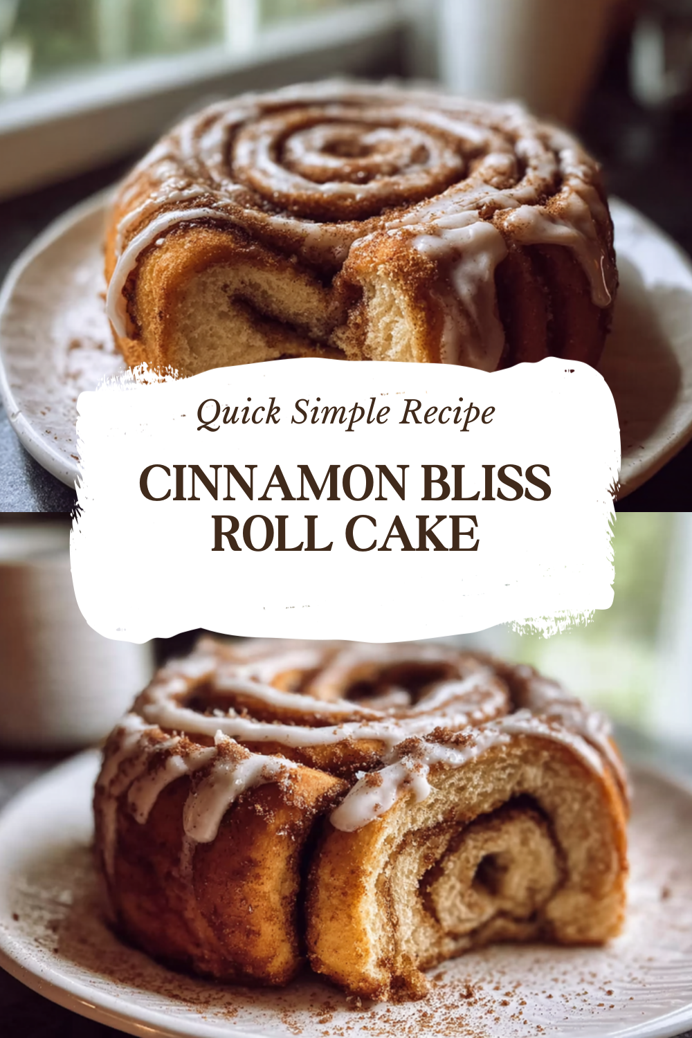 Cinnamon Bliss Roll Cake