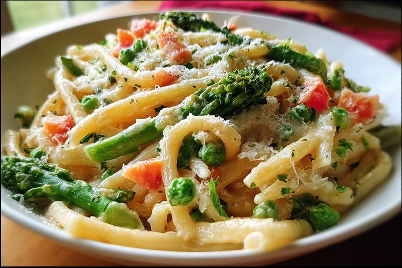 Creamy Pasta Primavera