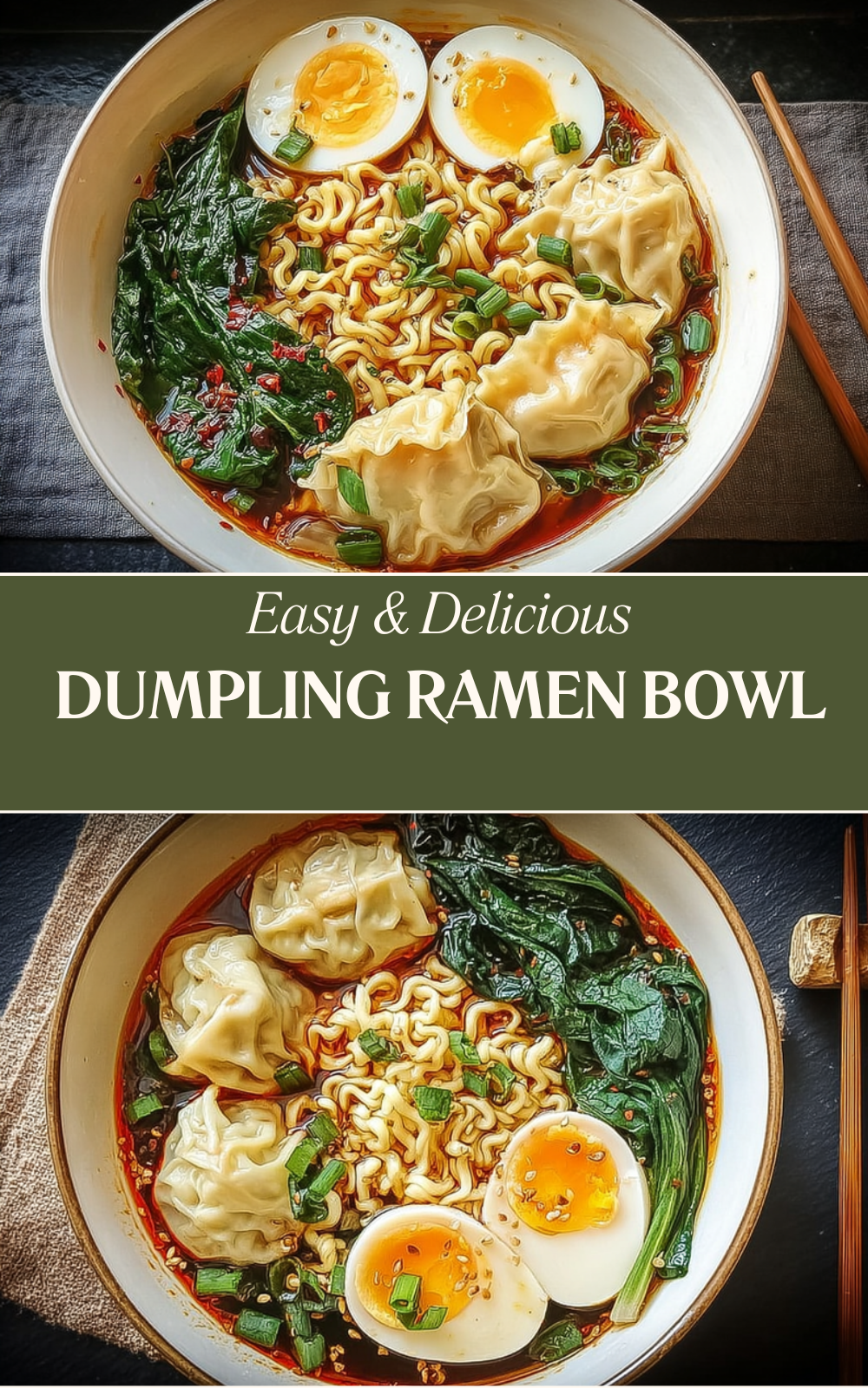 Dumpling Ramen Bowl