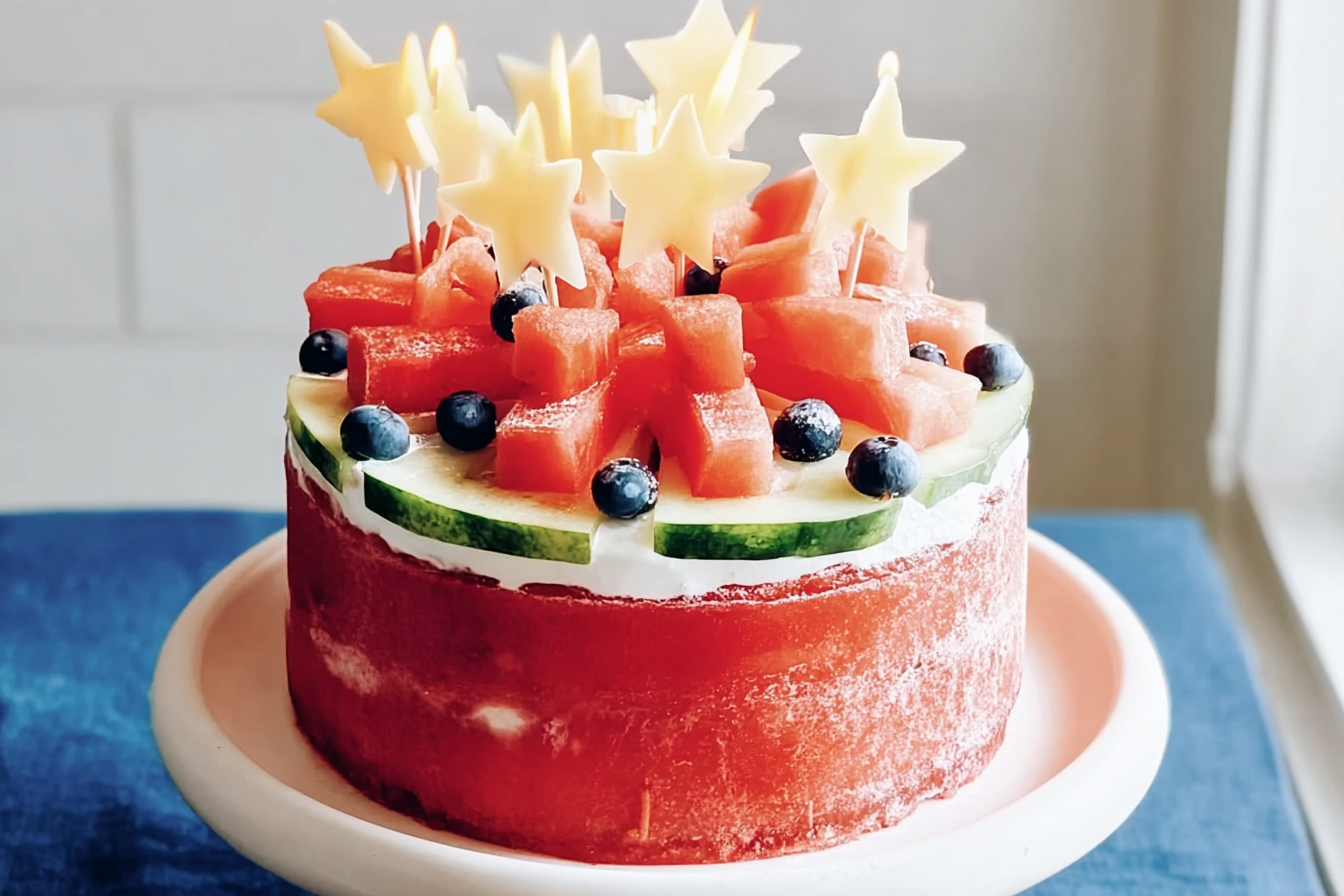 Fresh Watermelon Cake