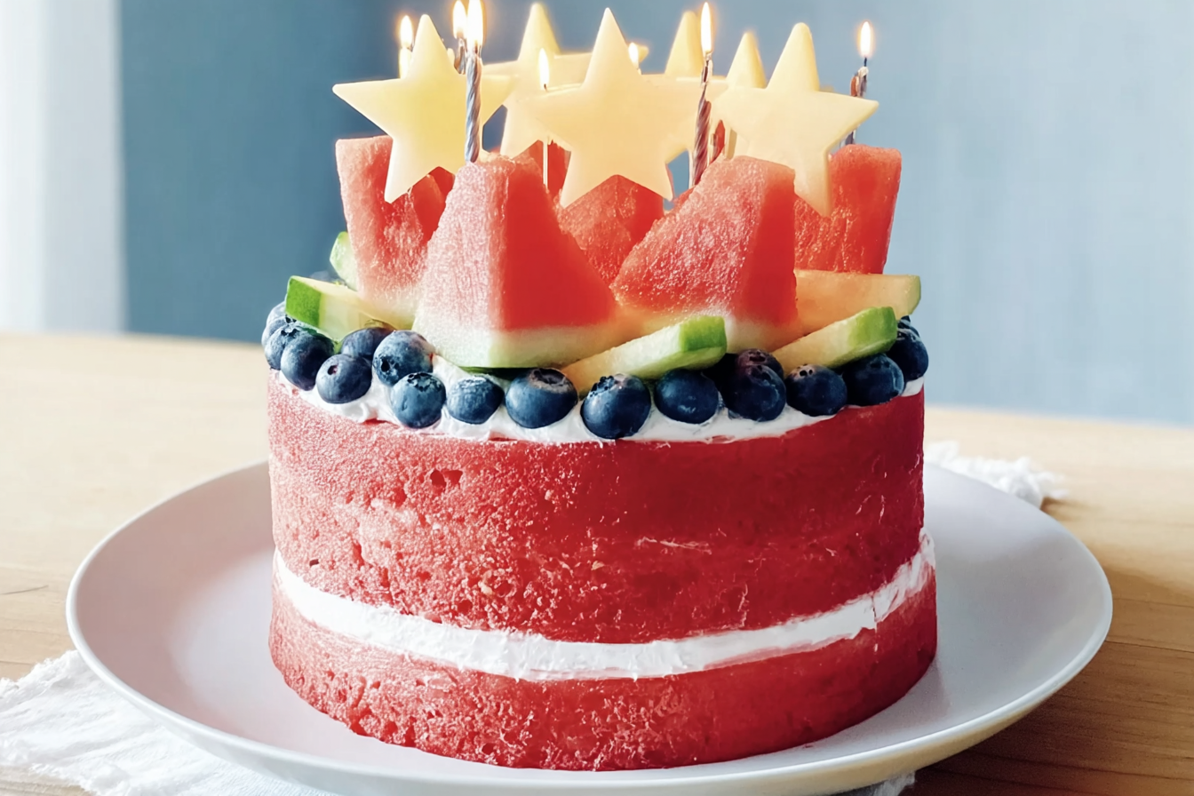 Fresh Watermelon Cake