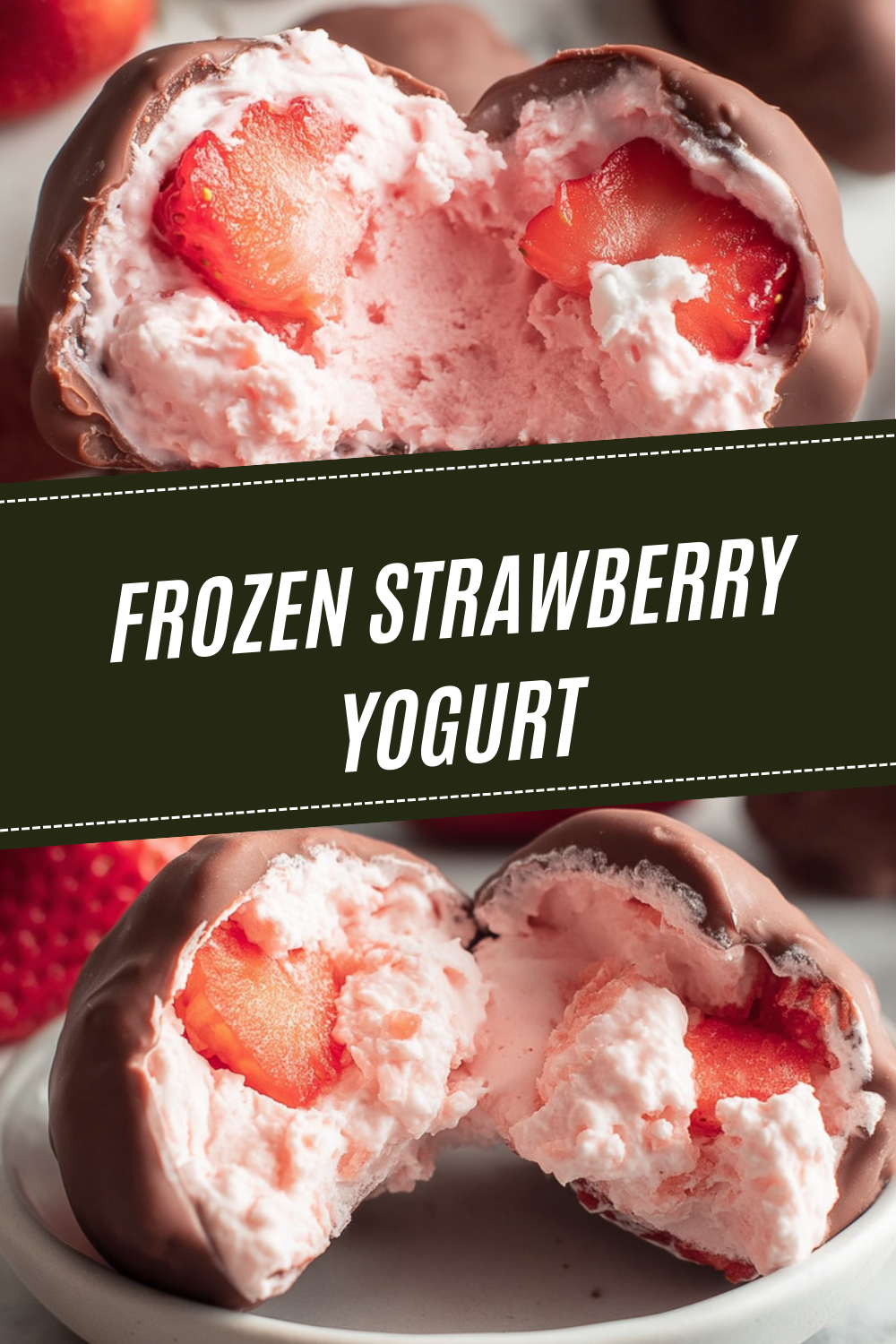 Frozen Strawberry Yogurt