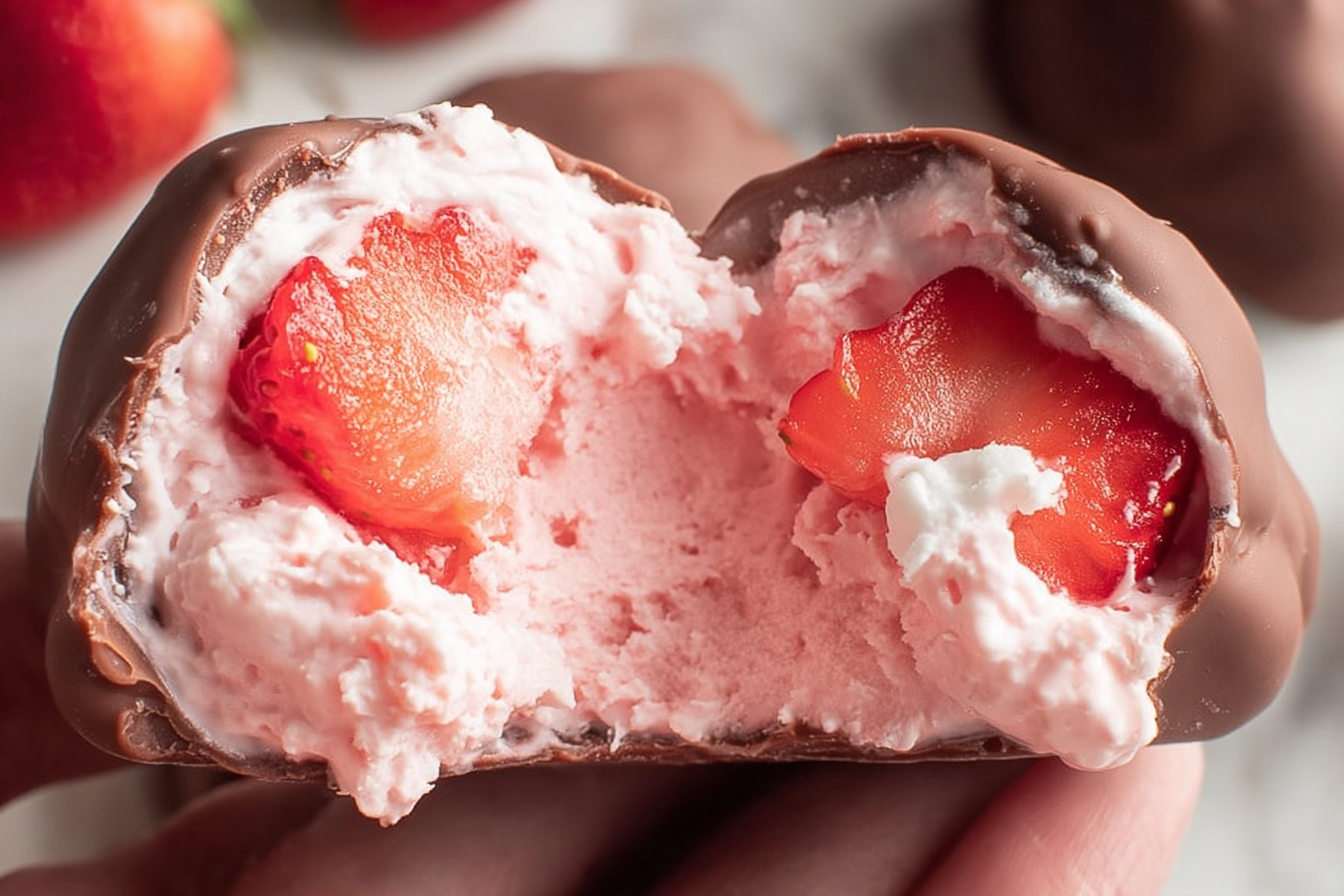 Frozen Strawberry Yogurt