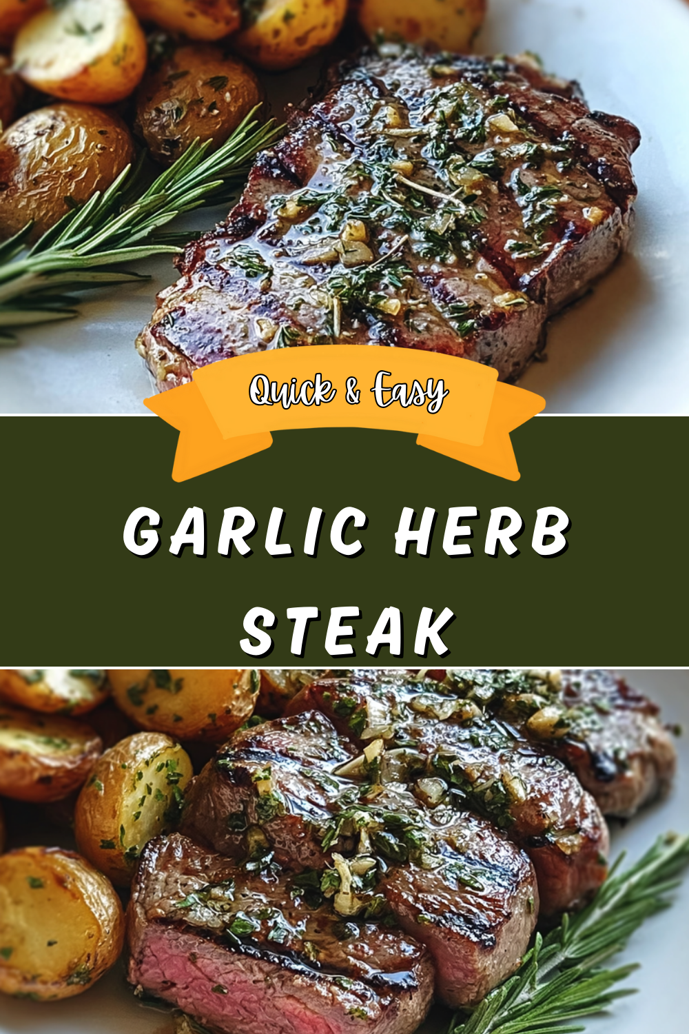 Garlic Herb Steak