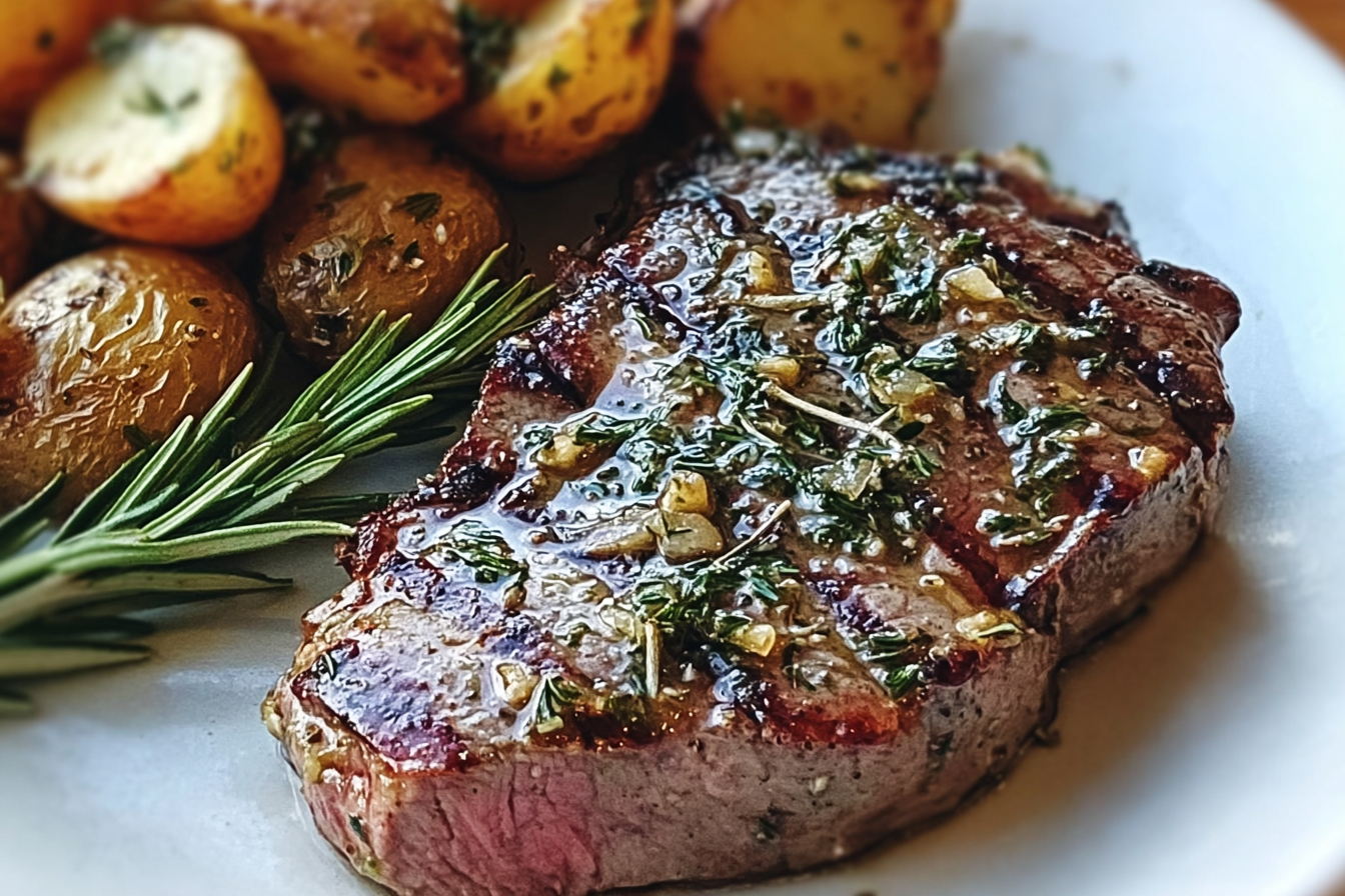 Garlic Herb Steak