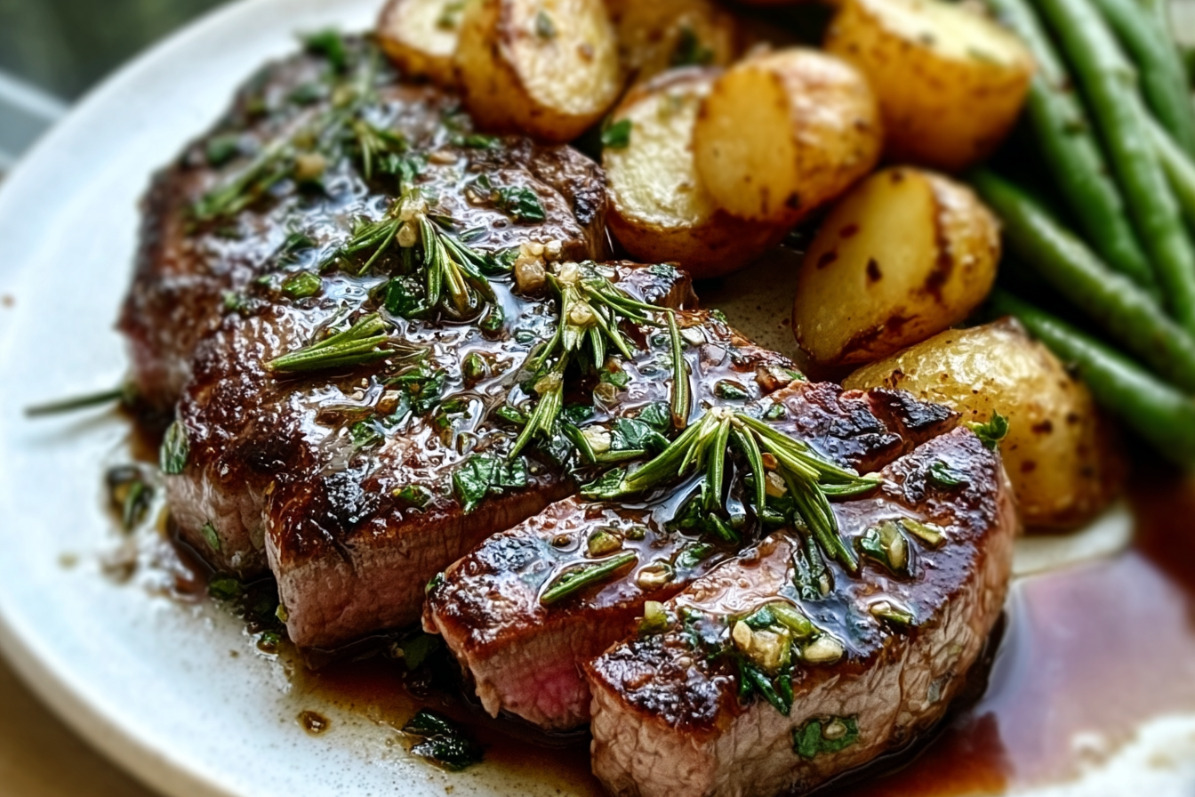 Garlic Herb Steak