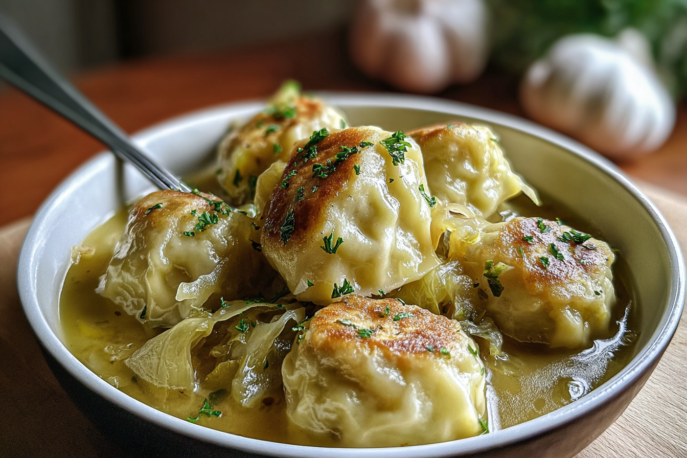 German Cabbage And Dumplings