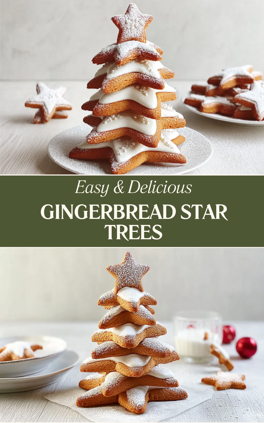 Gingerbread Star Trees
