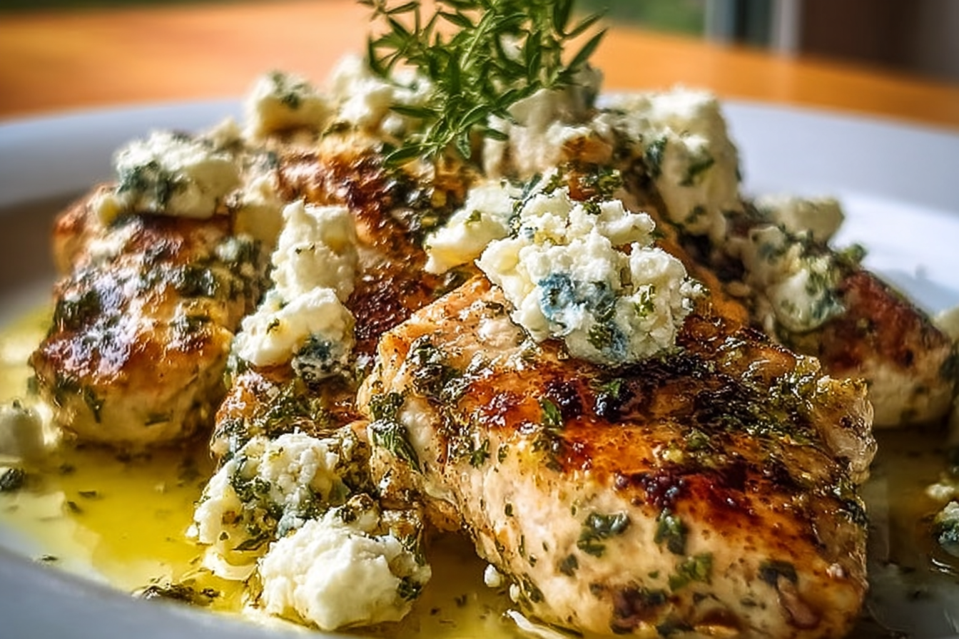 Greek Chicken With Lemon And Feta