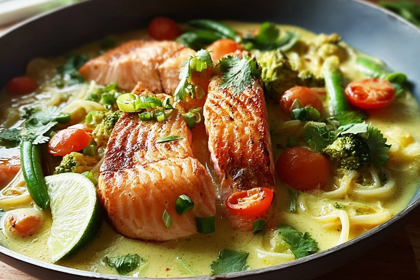Green Thai Curry Salmon