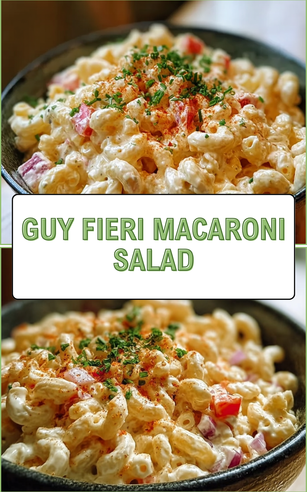 Guy Fieri Macaroni Salad